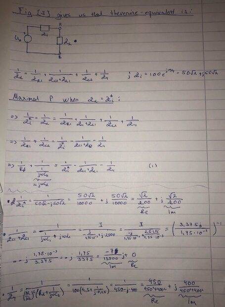 Maximal effect in an AC circuit