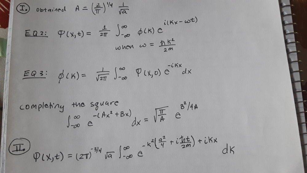 Find Psi X T When Psi X 0 Ae X 2 A 2 And A A Are Real Constants Physics Forums