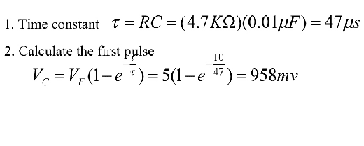 Capacitor Discharge Time Formula Euler