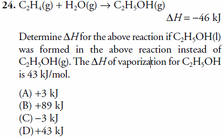 Understanding Hess Law C2H4 H2O C2H5OH