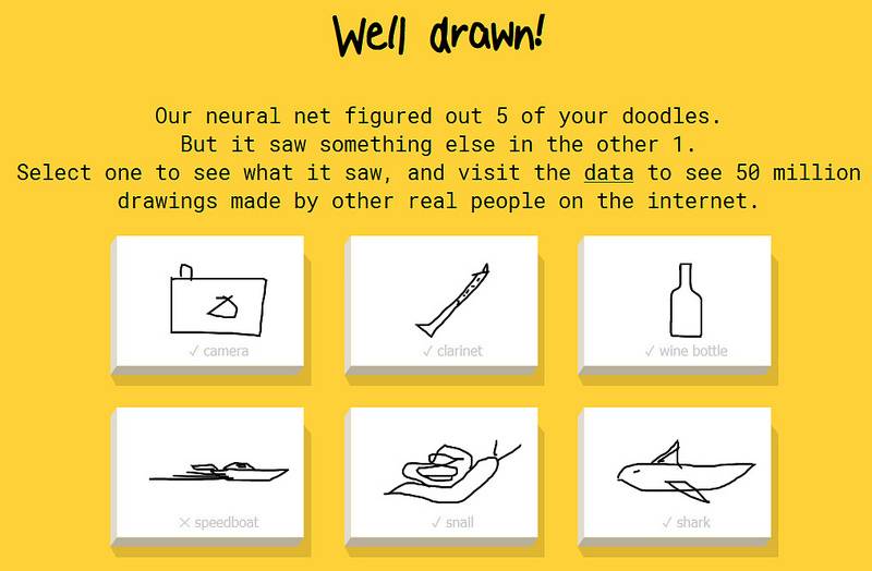 Fun with Google QuickDraw