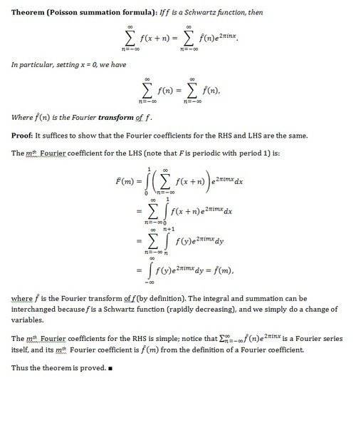 proof-of-poisson-summation