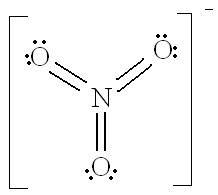 Resonant Structure of Nitrate Ion in AgNO3: Draw a Possible Solution