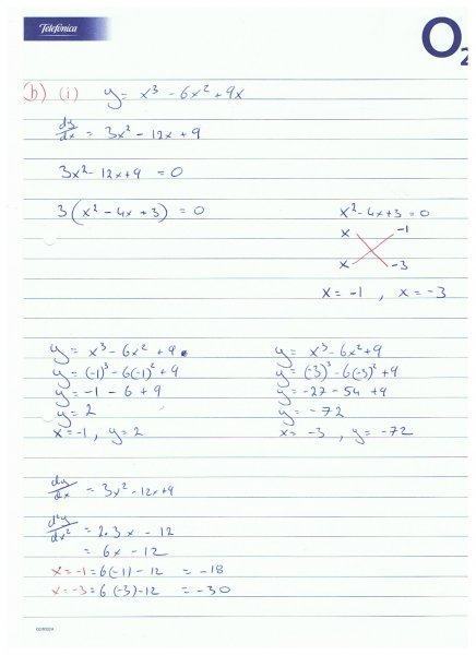 Solving turning points