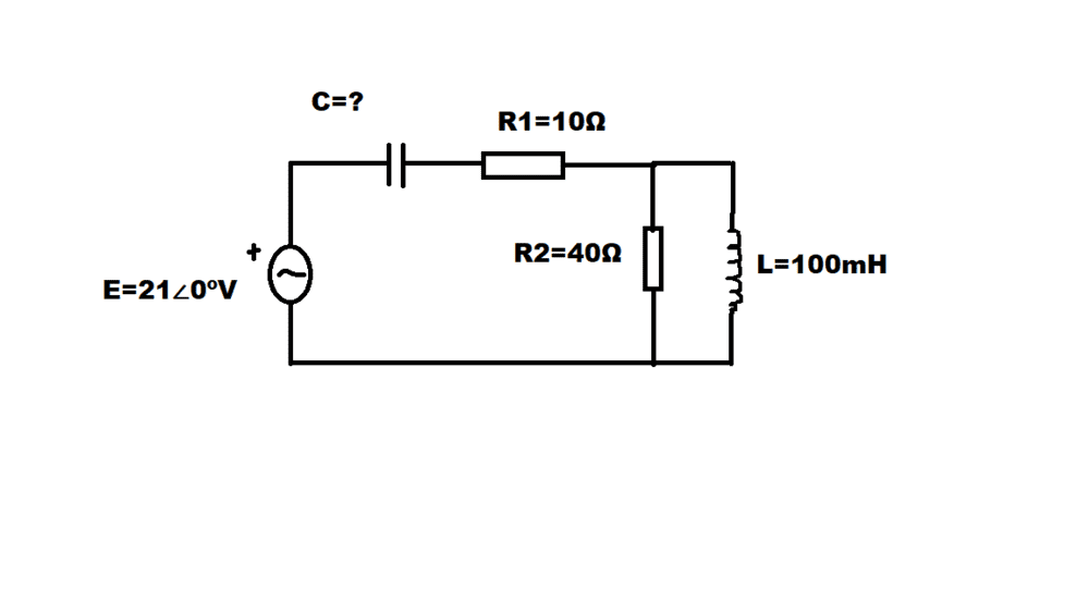 Determine The Capacitor Value So That This Circuit Is In Resonance Physics Forums