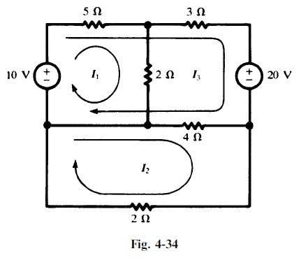 Multiloop circuit: kirchhoff
