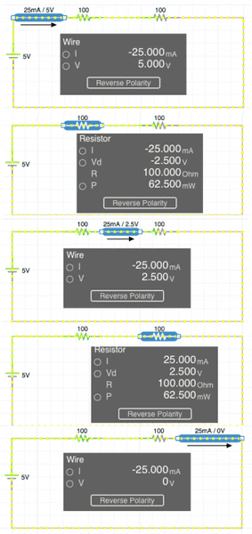 CircuitResistorsCurrentVoltageReversalPolarity.png