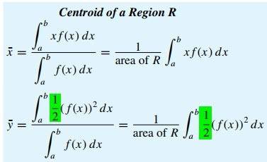 centroid formula