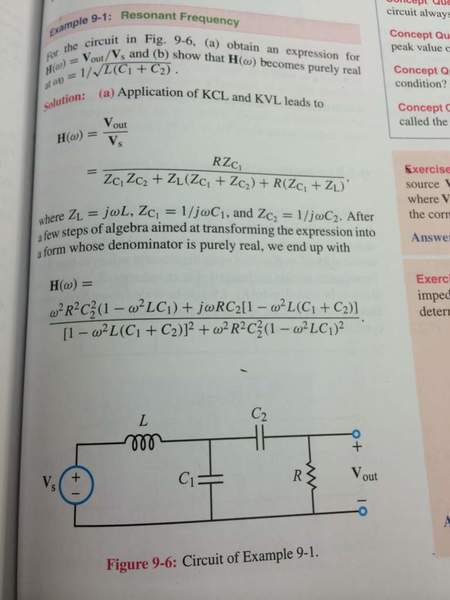 Transfer function of third order filter