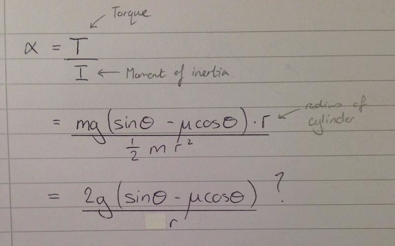 Understanding the Physics of a Cylinder Rolling Down a Slope