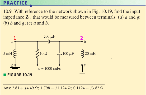 Problems About Zin In Complex Circuit Analysis Physics Forums