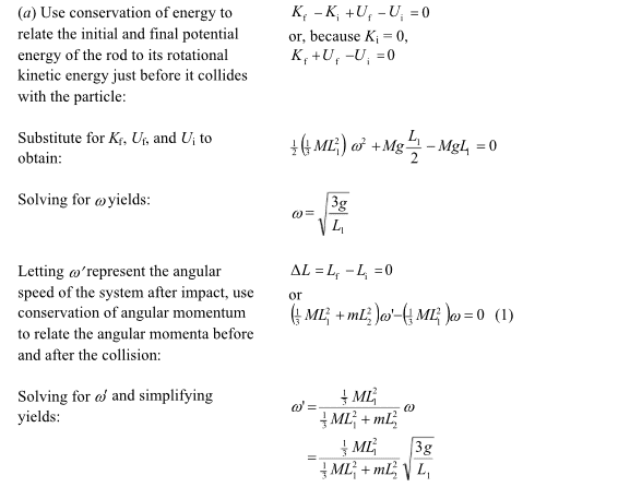 Angular Momentum of a Uniform Rod