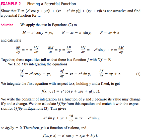 Finding A Potential Function Physics Forums