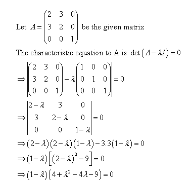 Calculating Eigenvalues using the Sars Method - Explained and Simplified