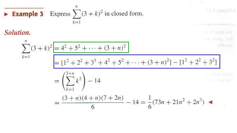 Summation Sigma Notation