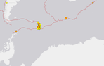 Earthquakes_08302021_South Sandwich Islands and Antarctic Plate(last7days).png