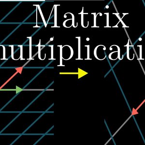 Matrix multiplication as composition | Essence of linear algebra, chapter 4 - YouTube