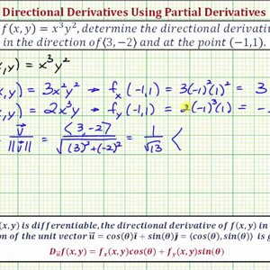 Ex 2: Find a Value of a Directional Derivative - f(x,y)=x^n*y^m