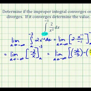 Ex 4:  Improper Integrals and Area