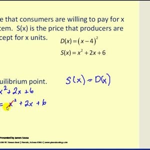 Consumer and Producer Surplus