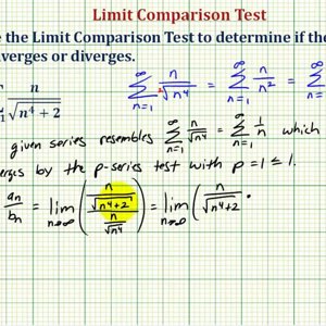 Ex:  Infinite Series - Limit Comparison Test (Radical, Divergent)