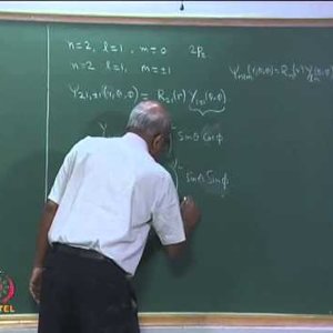 Introductory Quantum Chemistry by Prof. K.L. Sebastian (NPTEL):- Lecture 28: Atomic Orbitals - Part 3