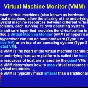 High Performance Computer Architecture by Prof. Ajit Pal (NPTEL):- Lecture 31: Virtual Machines