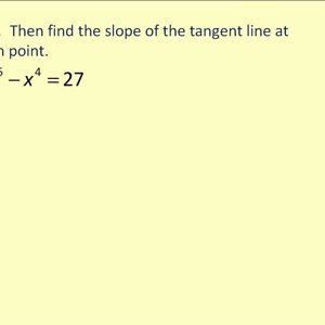 Implicit Differentiation