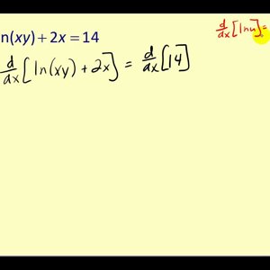 Implicit Differentiation of Equations containing Transcendental Functions