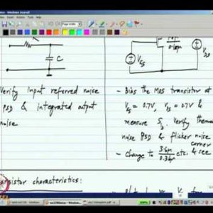 Analog IC Design by Dr. Nagendra Krishnapura (NPTEL):- Circuit simulators and analyses