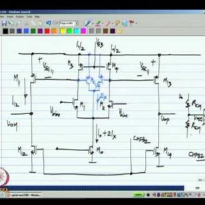 Analog IC Design by Dr. Nagendra Krishnapura (NPTEL):- Fully differential two stage opamp; Fully differential versus pseudo-differential