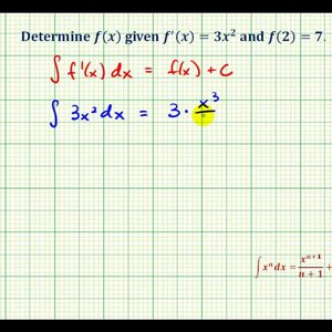 Ex:  Find the Particular Solution to a Basic Differential Equation