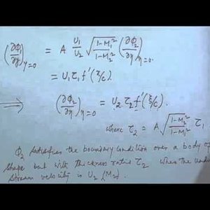 High Speed AeroDynamics by Dr. K.P. Sinhamahapatra (NPTEL):- Lecture 34: Similarity Rules for High Speed Flows 1