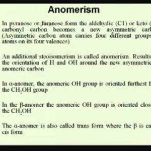 Biochemical Engineering (NPTEL):- Lecture 04: Carbohydrate