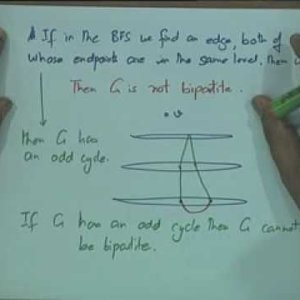 Lecture - 26 Two Applications of Breadth First Search - Data Structures and Algorithms by Dr. Naveen Garg (NPTEL)