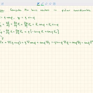 SH2372 General relativity (2X): Basis vectors in polar coordinates