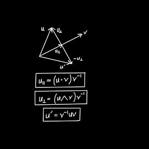 Geometric Algebra in 2D - Vector Projection and Reflection