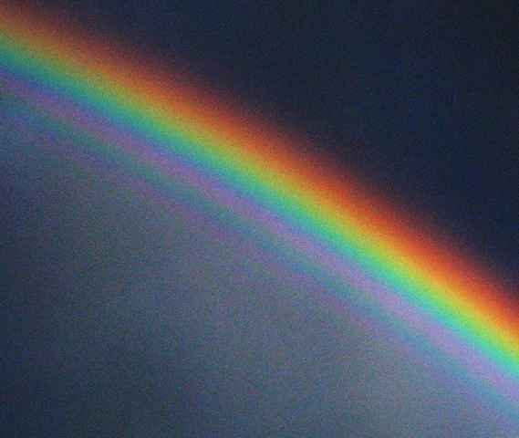 A black rainbow is a real thing; it appears where water drops reflect light  away from the viewer. : r/Damnthatsinteresting
